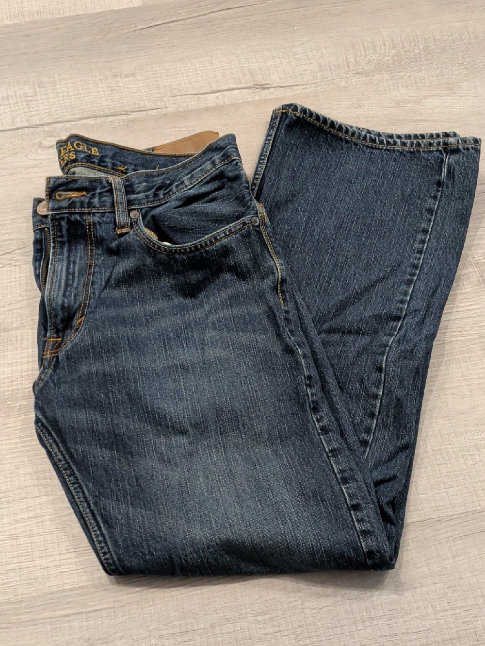 American Eagle Outfitters Original Boot Jeans. Size 34x32 Manufactured 2013.